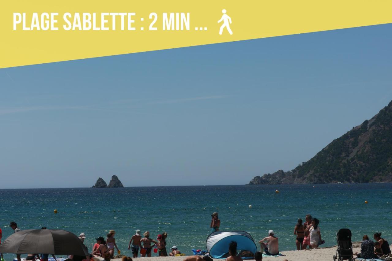 The Sunshine- Cozy-Sea View - Beach- Host Provence ลาแซน-ซูร์-แมร์ ภายนอก รูปภาพ